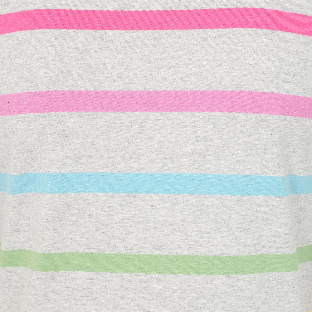 LJ97M - Long Sleeve Multi Stripe Breton - Winter Brights