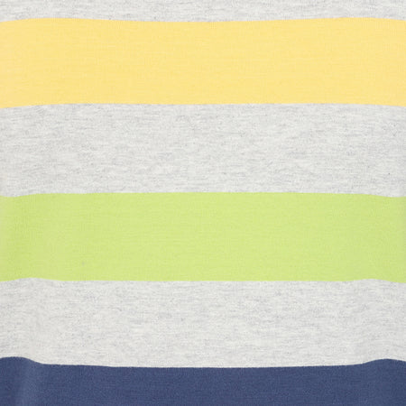LJ97M - Long Sleeve Multi Striped Breton - Winter Greens