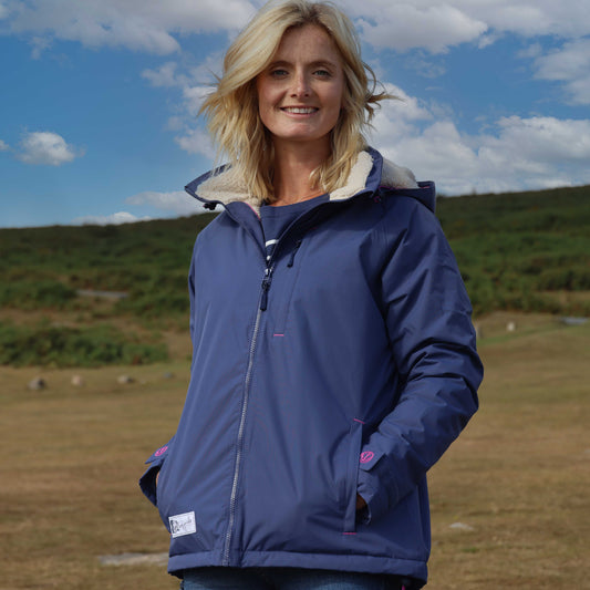 LJ158 - Snug Lined Coat - Twilight