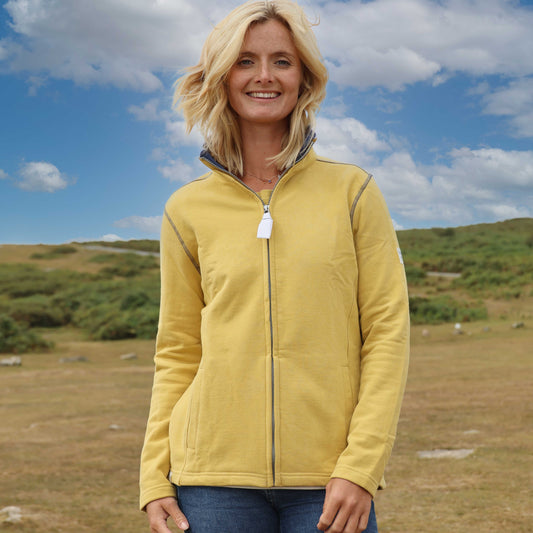 LJ33 - Ladies Full Zip Sweatshirt - Lemon