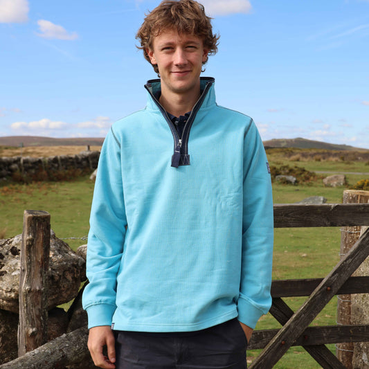 LJ40 - Men's 1/4 Zip Sweatshirt - Spearmint
