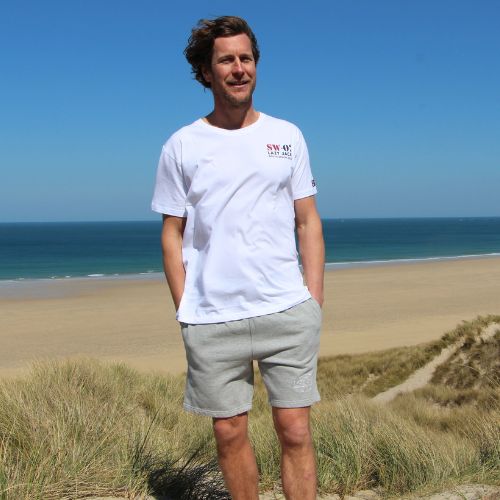 LJ16 - Men's Jersey Shorts - Grey Marl