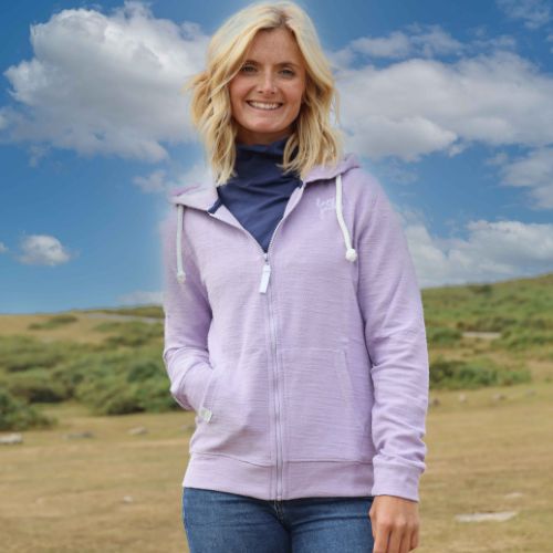 LJ102 - Ladies Textured Sweatshirt - Lilac