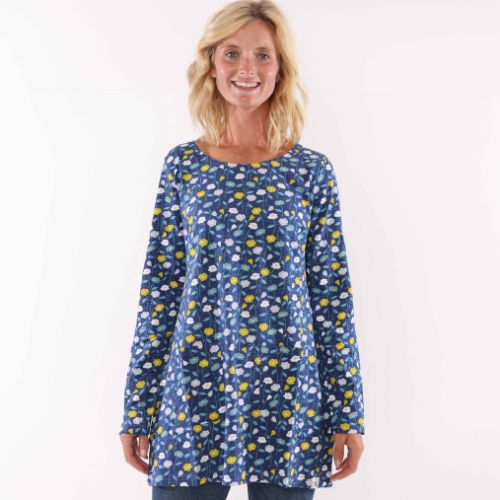 LJ108 - Printed Tunic - Daisy
