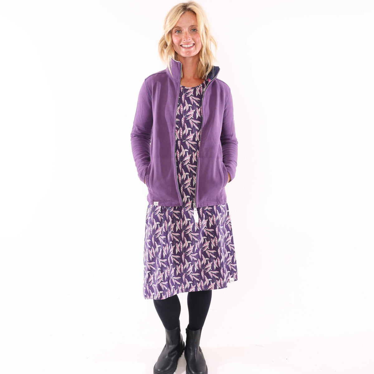 LJ70 - Ladies' Printed Dress - Barley
