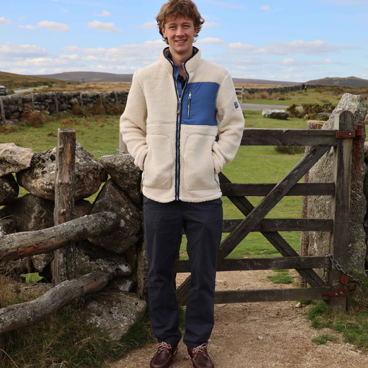 LJ851 - Men's Full Zip Sherpa - Oatmeal