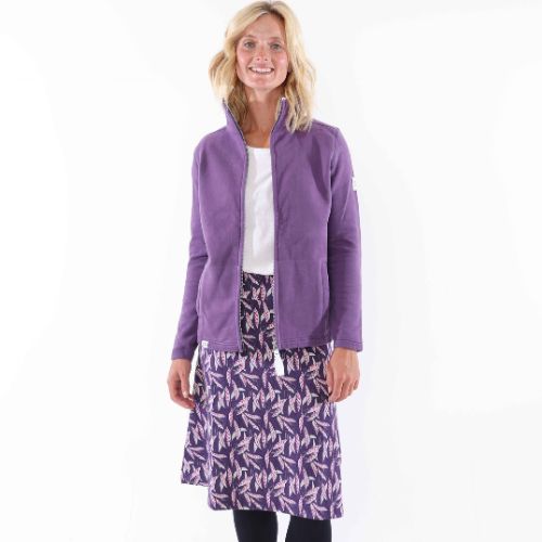 LJ41 - Printed Jersey Skirt - Barley