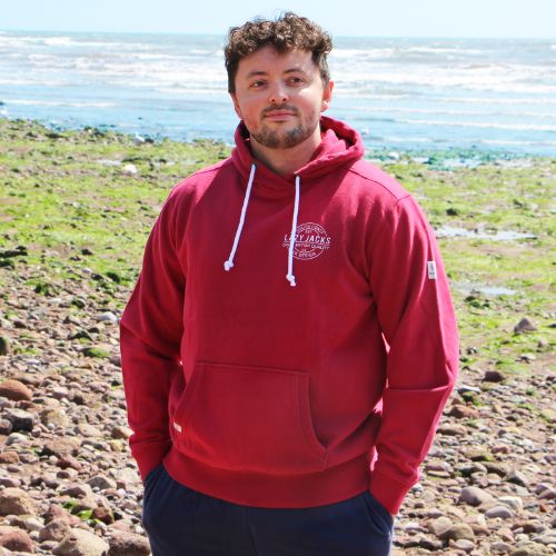 LJ21 - Men's Printed Hoody - Rouge