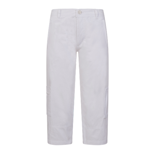 LJ4 - Ladies 3/4 Length Trousers - White