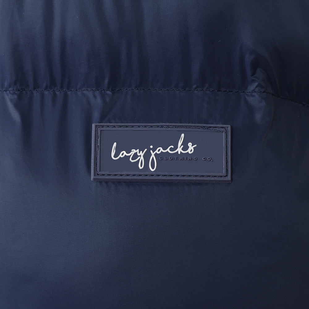 JK2 - Long Puffer Coat - Marine