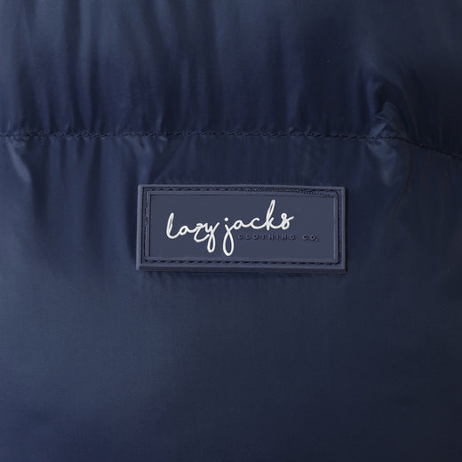 JK2 - Long Puffer Coat - Marine