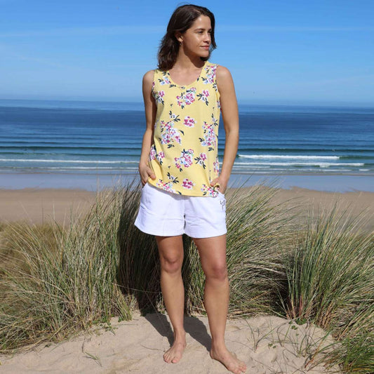LJ110P - Ladies Patterned Vest Top - Wildflower