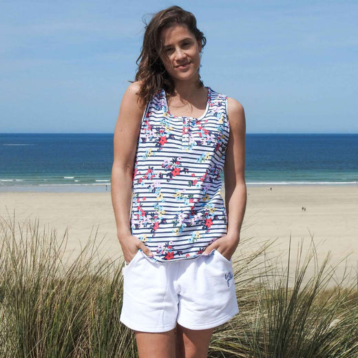 LJ110P - Ladies Printed Vest - Sweet Pea