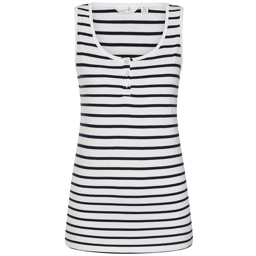 LJ110 - Ladies Cotton Cami - White