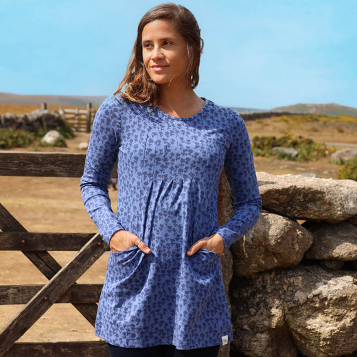 LJ114 - Printed Tunic Top - Dandy