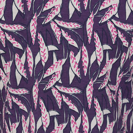 LJ114 - Printed Tunic Top - Barley