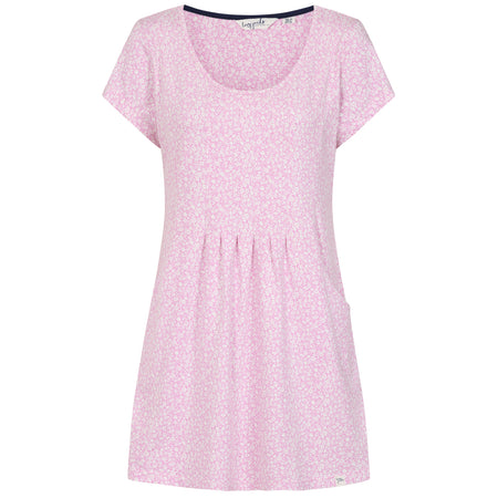 LJ116  - Printed Tunic Top - Ditsy