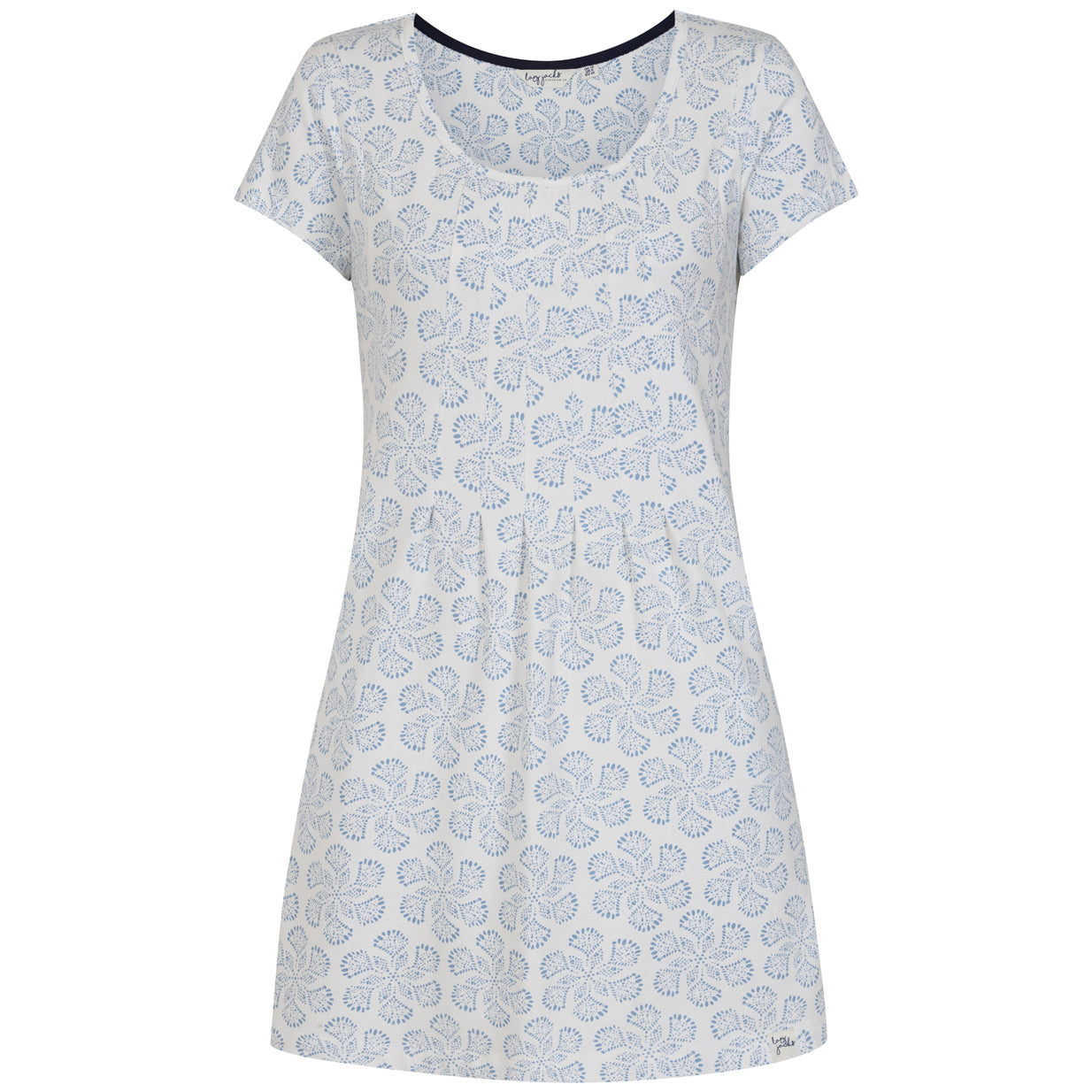 LJ116 - Printed Tunic Top - Swirls