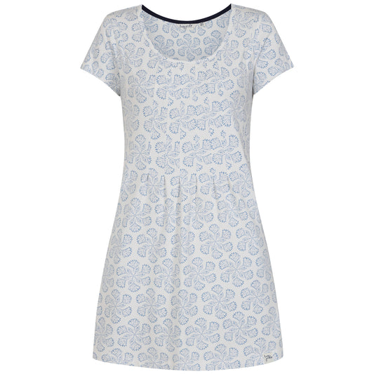 LJ116 - Printed Tunic Top - Swirls