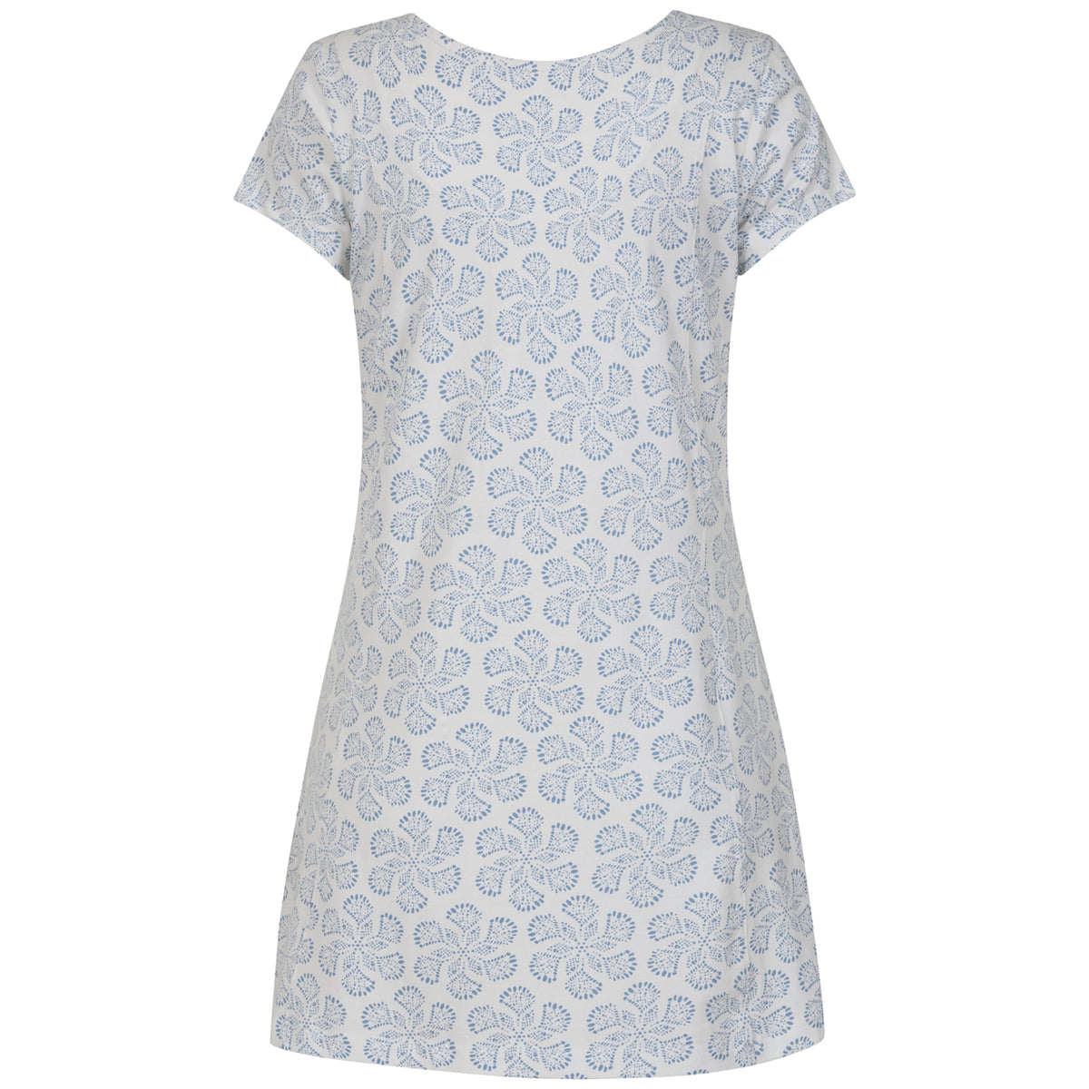 LJ116 - Printed Tunic Top - Swirls