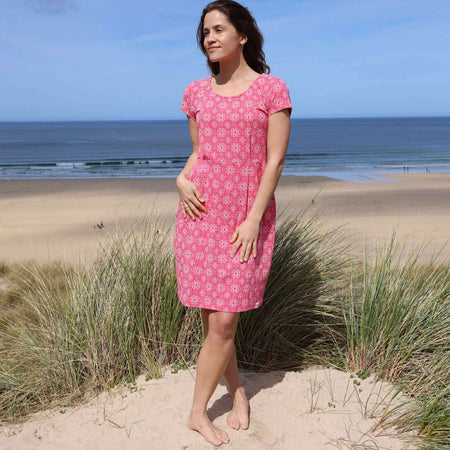LJ120 - Printed Dress - Geo