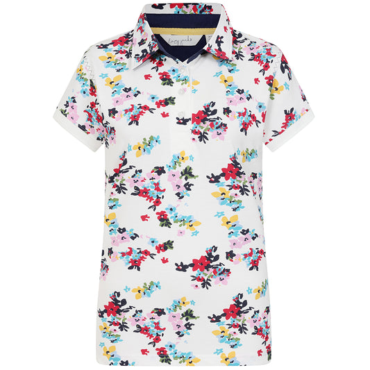 LJ12P - Ladies Printed Polo - Sweet Pea
