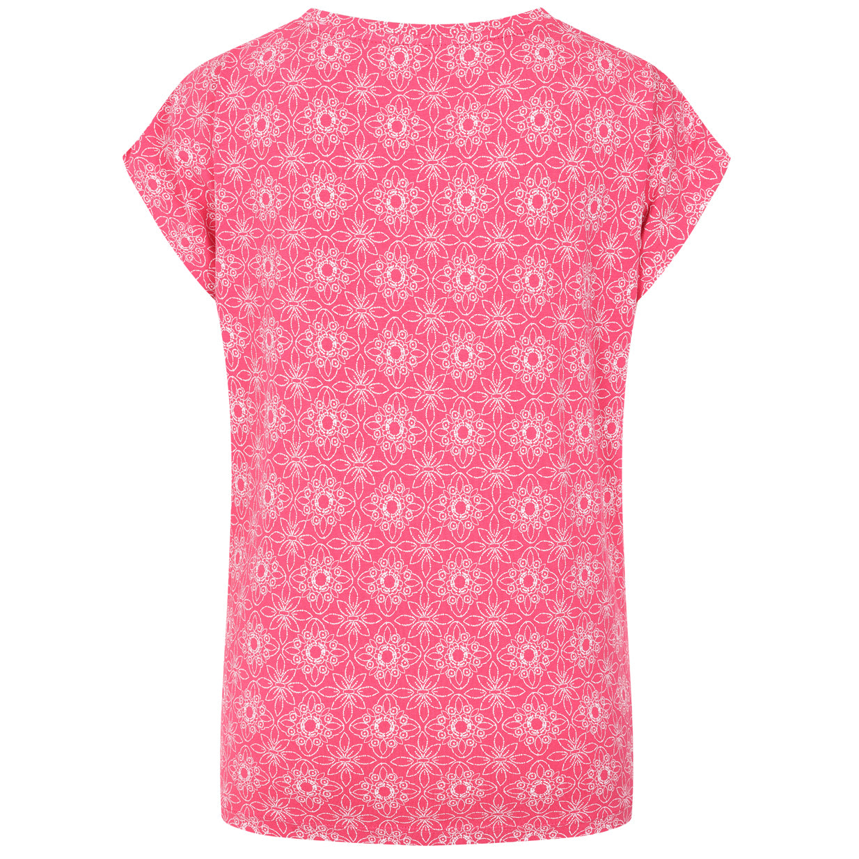 LJ156 - Printed V Neck T-Shirt - Geo