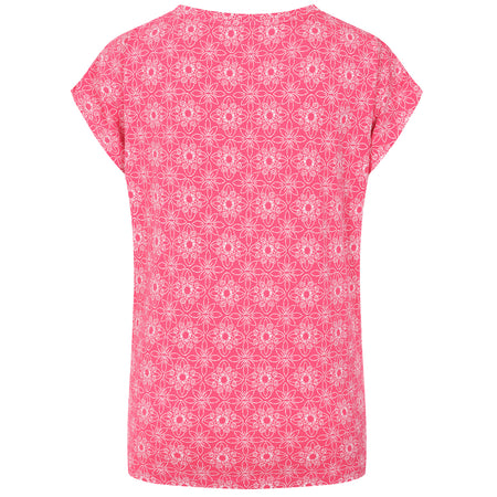 LJ156 - Printed V Neck T-Shirt - Geo