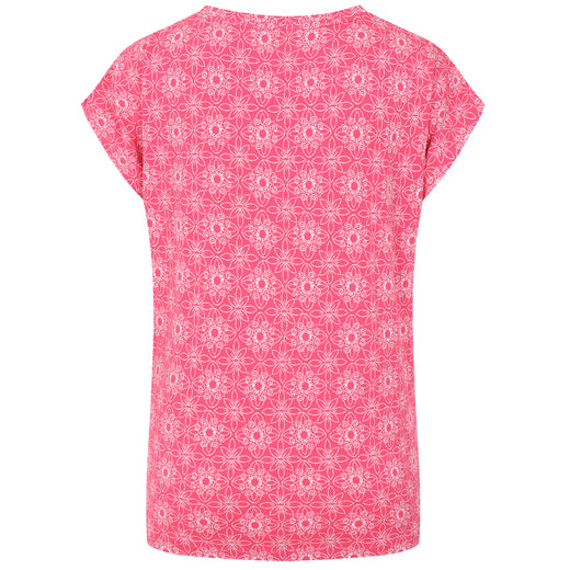 LJ156 - Printed V Neck T-Shirt - Geo