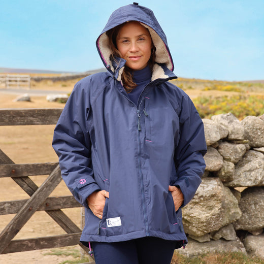 LJ158 - Snug Lined Coat - Twilight