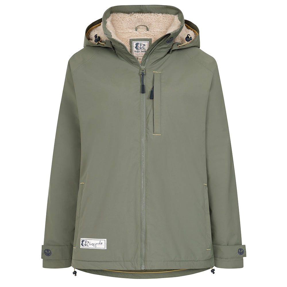 LJ158 - Ladies Snug Lined Coat - Khaki