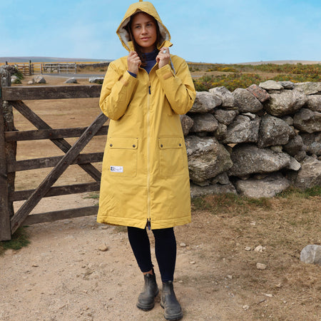 LJ159 - Ladies Long Lined Snug Coat - Heather