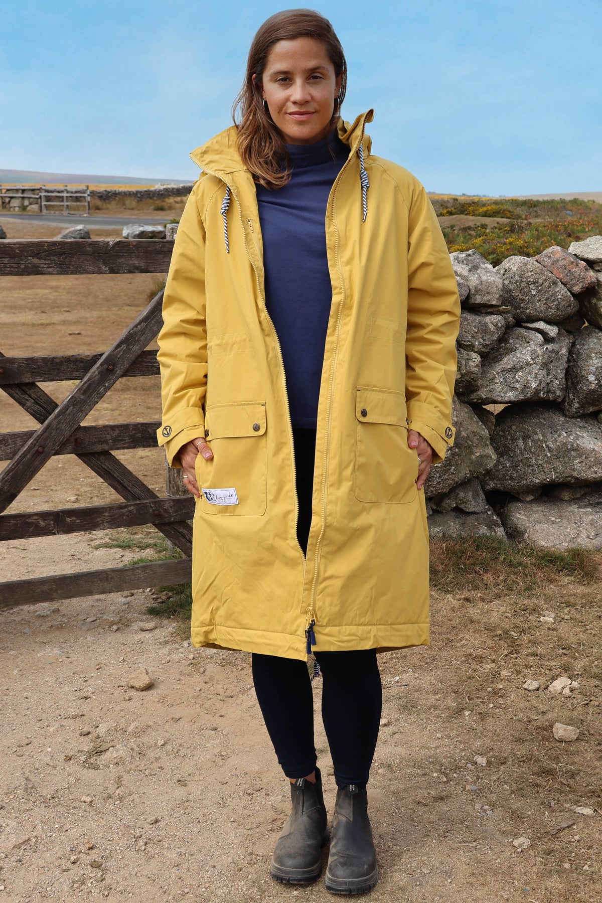 LJ159 - Ladies Long Lined Snug Coat - Heather