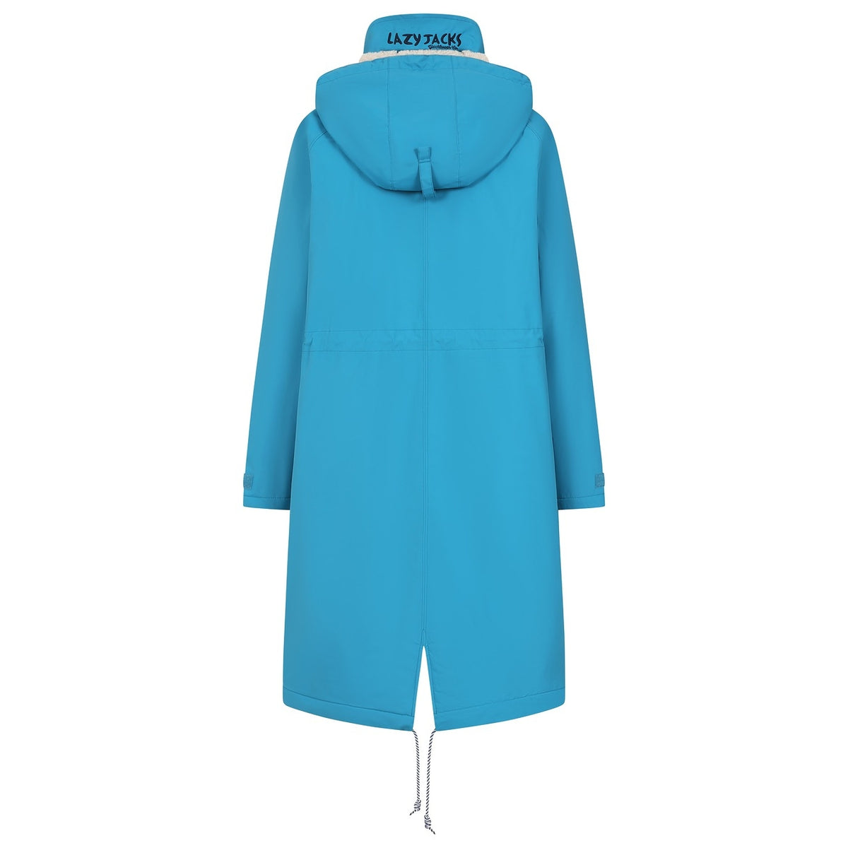 LJ159 - Longline Snug Lined Coat - Petrol