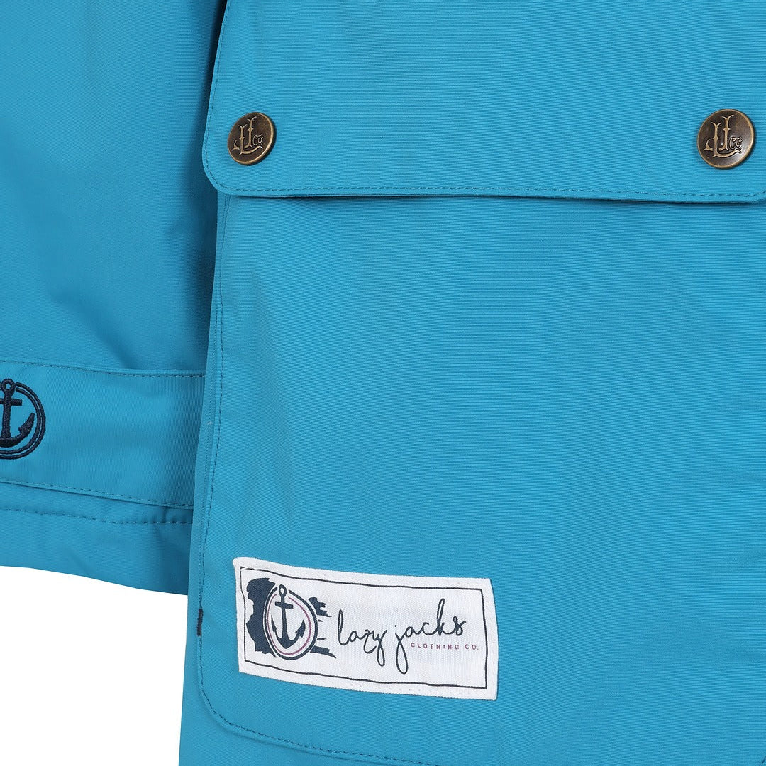 LJ159 - Longline Snug Lined Coat - Petrol