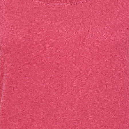 LJ163 - Ladies Roll Sleeve Tee - Cherry