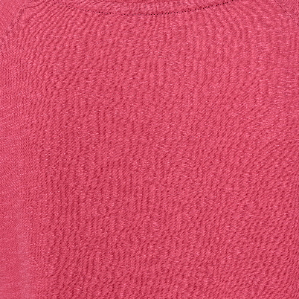 LJ163 - Ladies Roll Sleeve Tee - Cherry