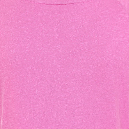 LJ163 - Ladies Roll Sleeve Tee - Raspberry