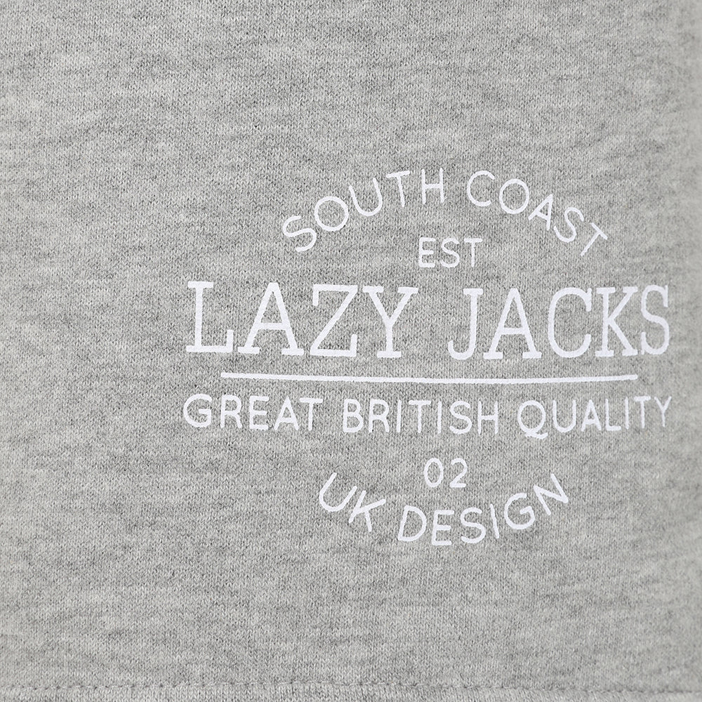 LJ16 - Men's Jersey Shorts - Grey Marl