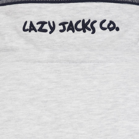 LJ19 - Men's Colour Block Sweatshirt - Rouge