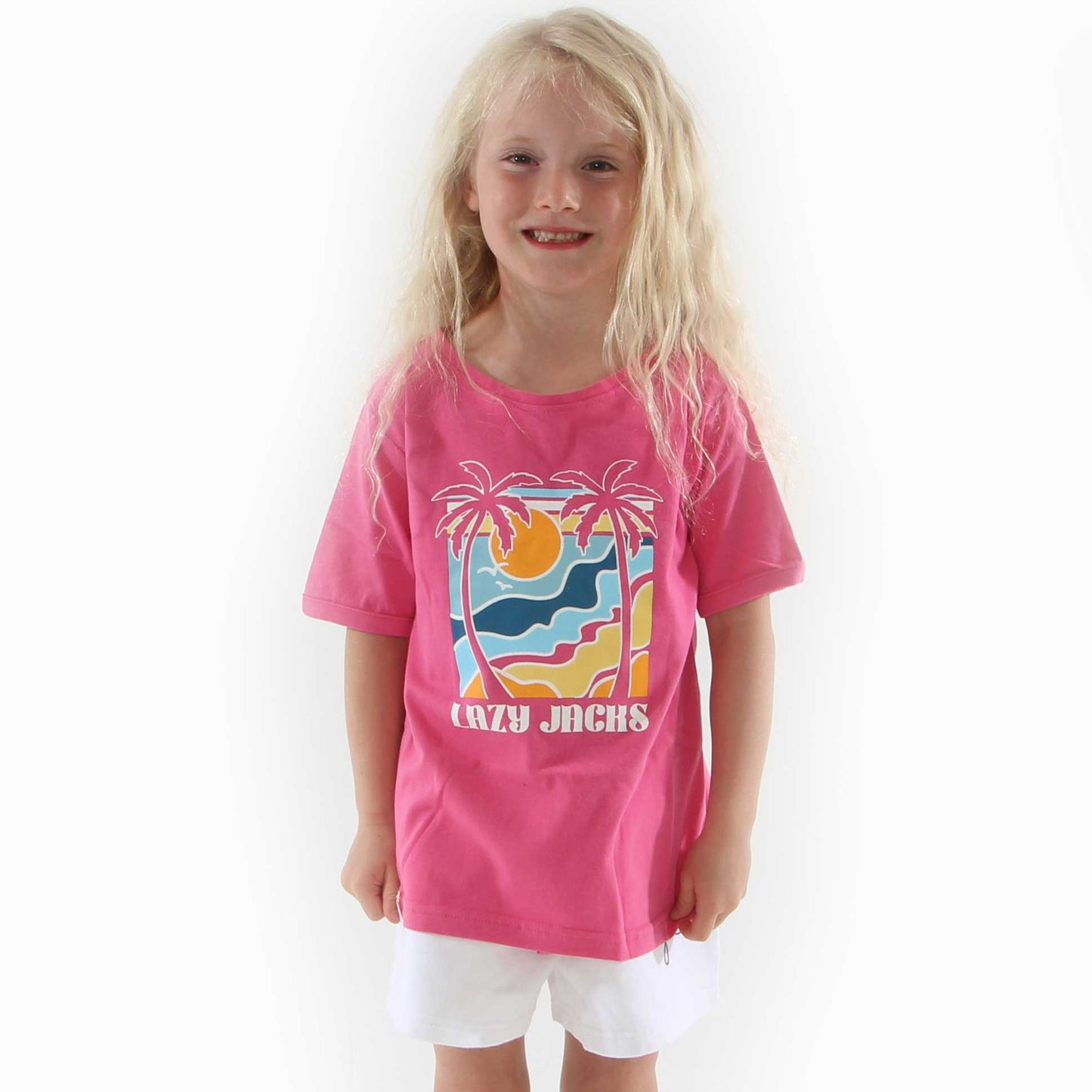 LJ208C - Girl's Printed Tee - Sorbet