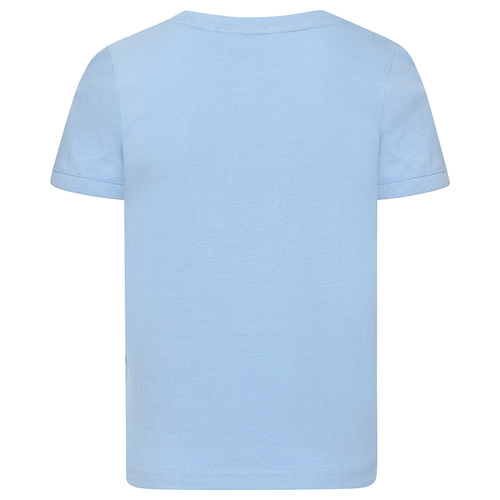 LJ208C - Girls Graphic Tee - Sky