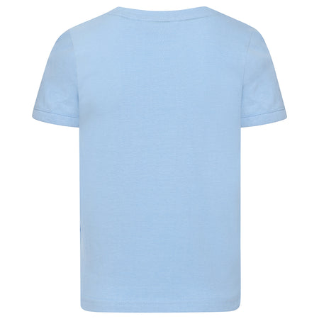 LJ208C - Girls Graphic Tee - Sky