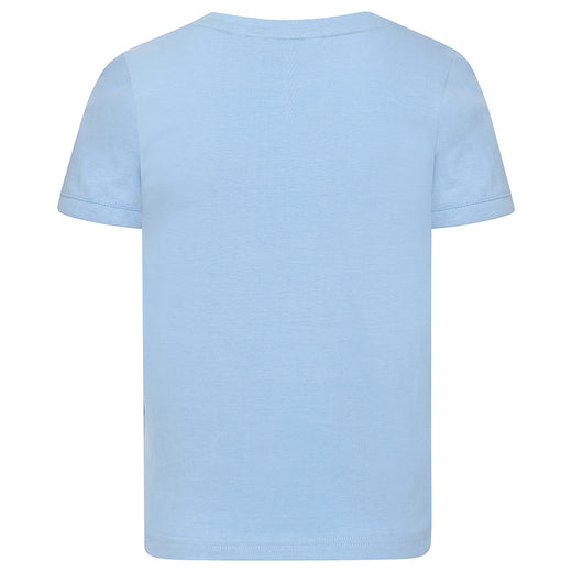 LJ208C - Girls Graphic Tee - Sky
