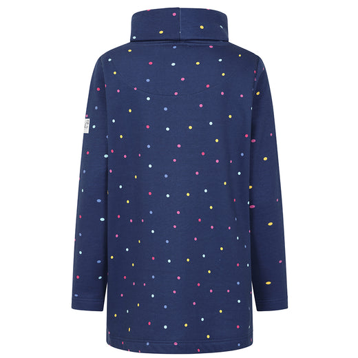 LJ20 Polka Dot - Roll Neck Sweatshirt - Multicoloured Spot