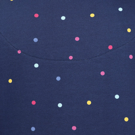 LJ20 Polka Dot - Roll Neck Sweatshirt - Multicoloured Spot