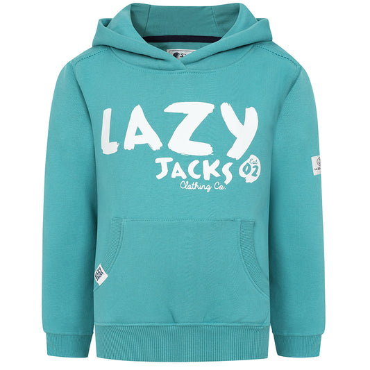 LJ21C - Boys Hooded Sweatshirt - Jade