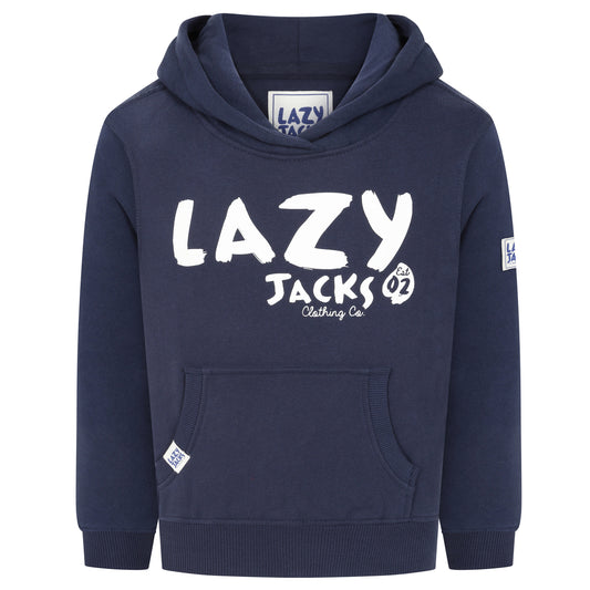 LJ21C - Boy's Hooded Sweatshirt - Marine
