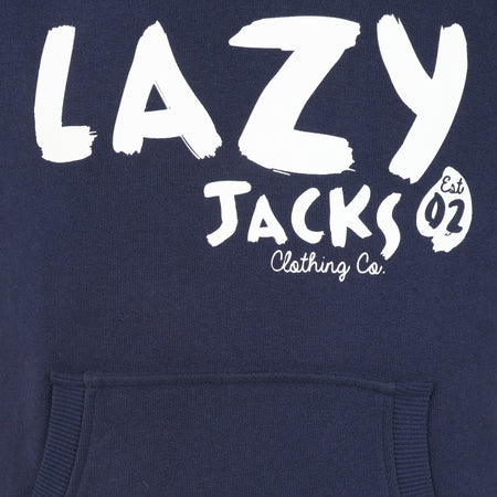 LJ21C - Boy's Hooded Sweatshirt - Marine