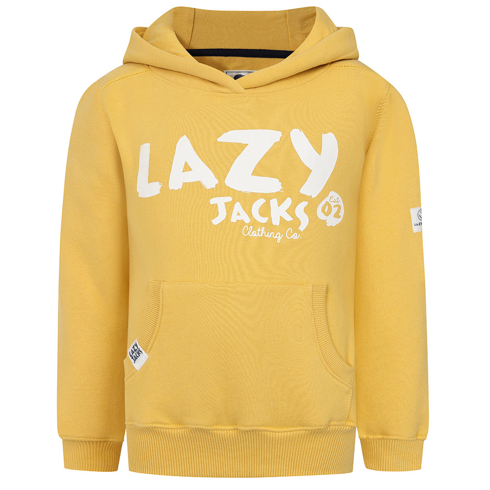 LJ21C - Boys Hooded Sweatshirts - Lemon